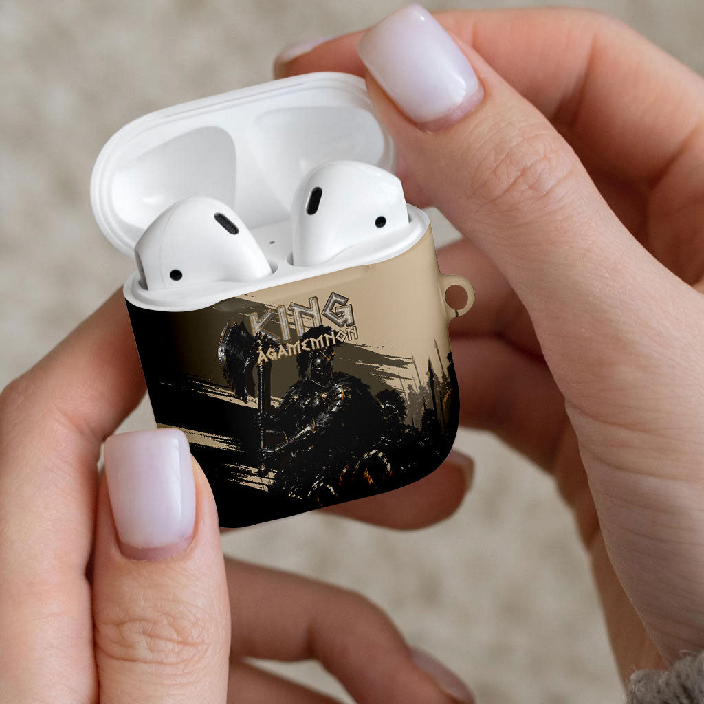 Agamemnon King Of Mycenae AirPods Case Ancient Greek Warrior Armor Classic Mythology