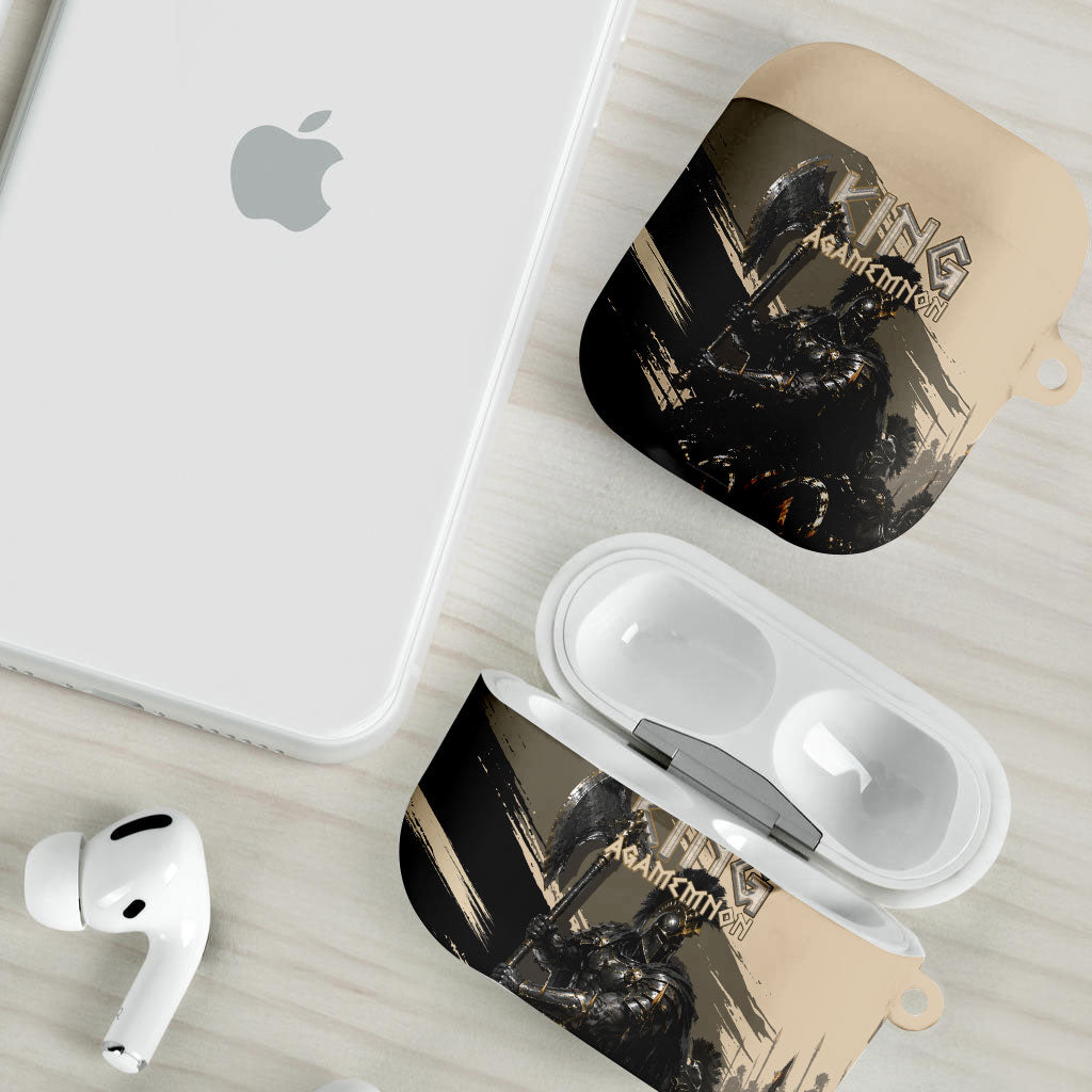 Agamemnon King Of Mycenae AirPods Case Ancient Greek Warrior Armor Classic Mythology