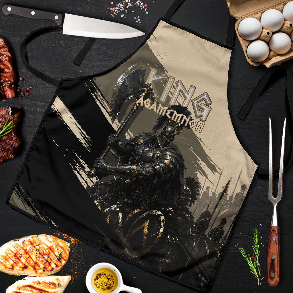 Agamemnon King Of Mycenae Apron Ancient Greek Warrior Armor Classic Mythology