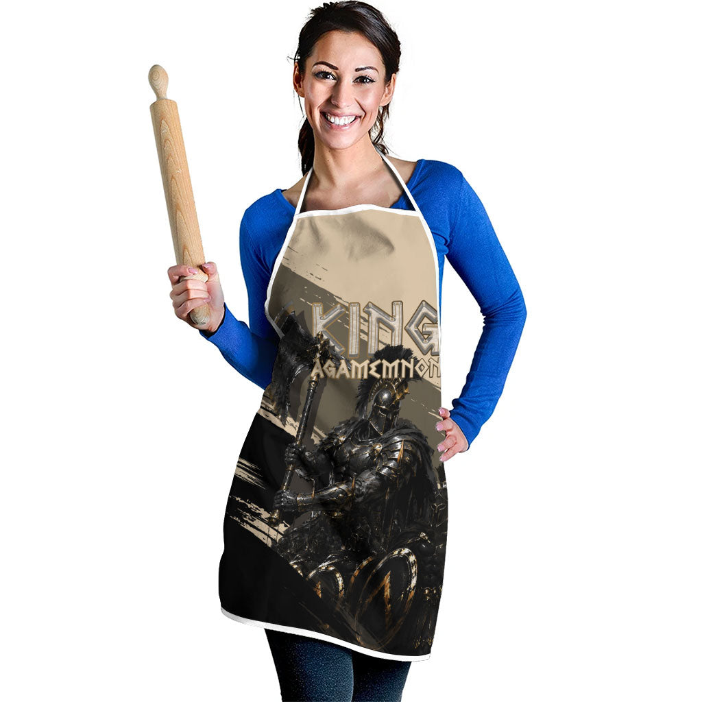 Agamemnon King Of Mycenae Apron Ancient Greek Warrior Armor Classic Mythology