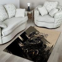 Agamemnon King Of Mycenae Area Rug Ancient Greek Warrior Armor Classic Mythology