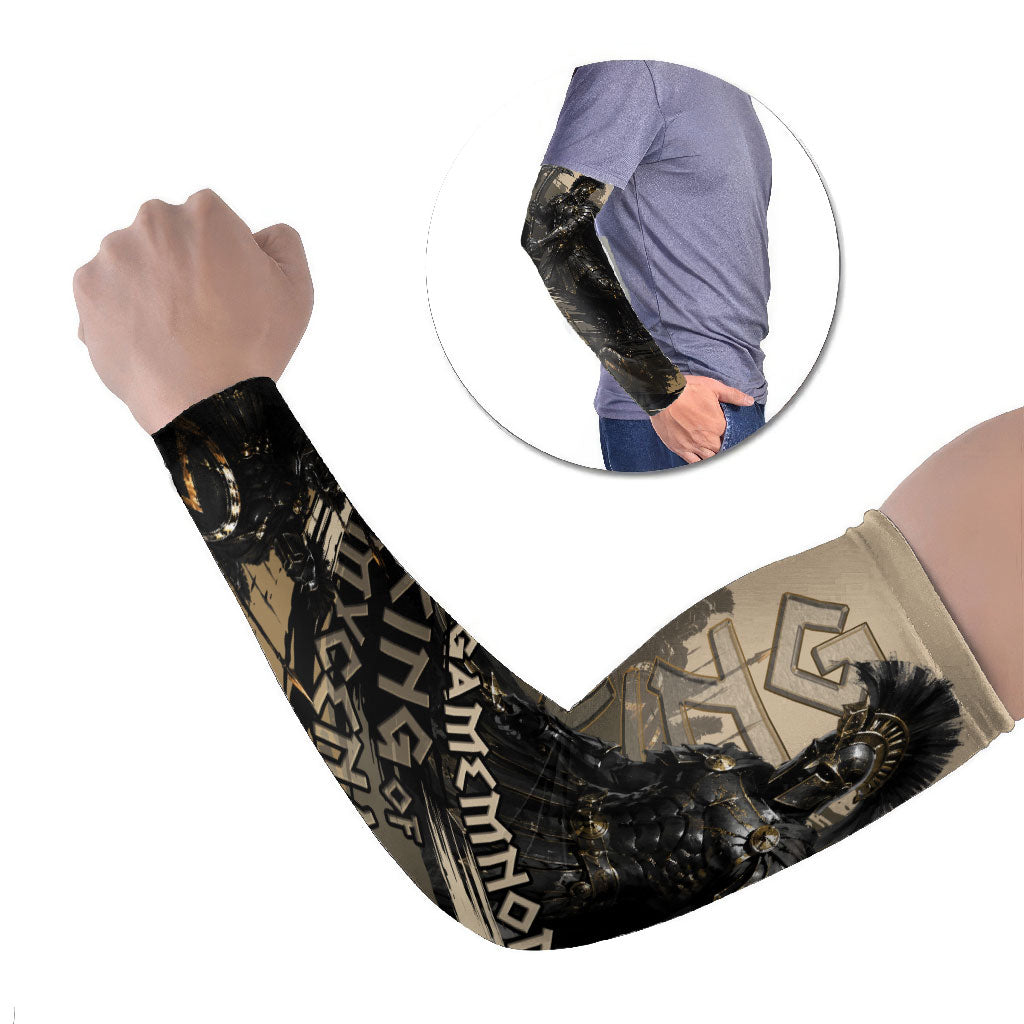 Agamemnon King Of Mycenae Arm Sleeves Ancient Greek Warrior Armor Classic Mythology