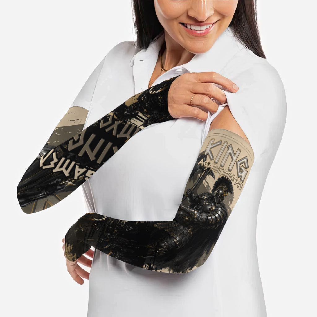 Agamemnon King Of Mycenae Arm Sleeves Ancient Greek Warrior Armor Classic Mythology