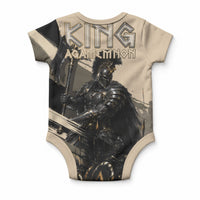 Agamemnon King Of Mycenae Baby Onesie Ancient Greek Warrior Armor Classic Mythology