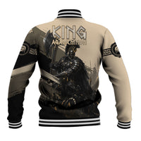 Agamemnon King Of Mycenae Baseball Jacket Ancient Greek Warrior Armor Classic Mythology