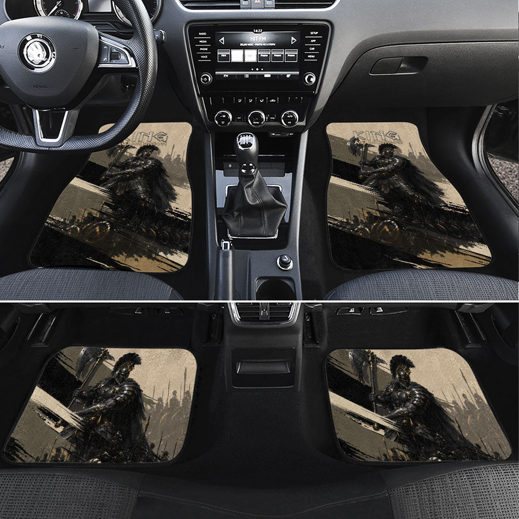 Agamemnon King Of Mycenae Car Mats Ancient Greek Warrior Armor Classic Mythology