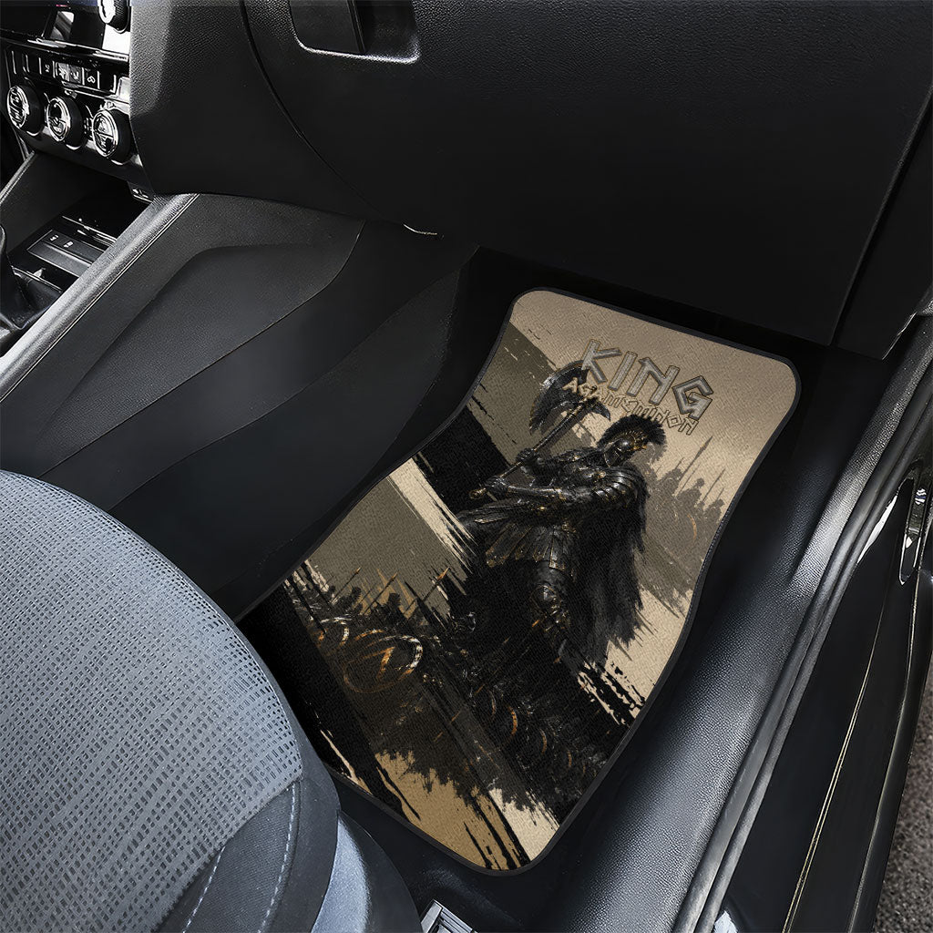 Agamemnon King Of Mycenae Car Mats Ancient Greek Warrior Armor Classic Mythology