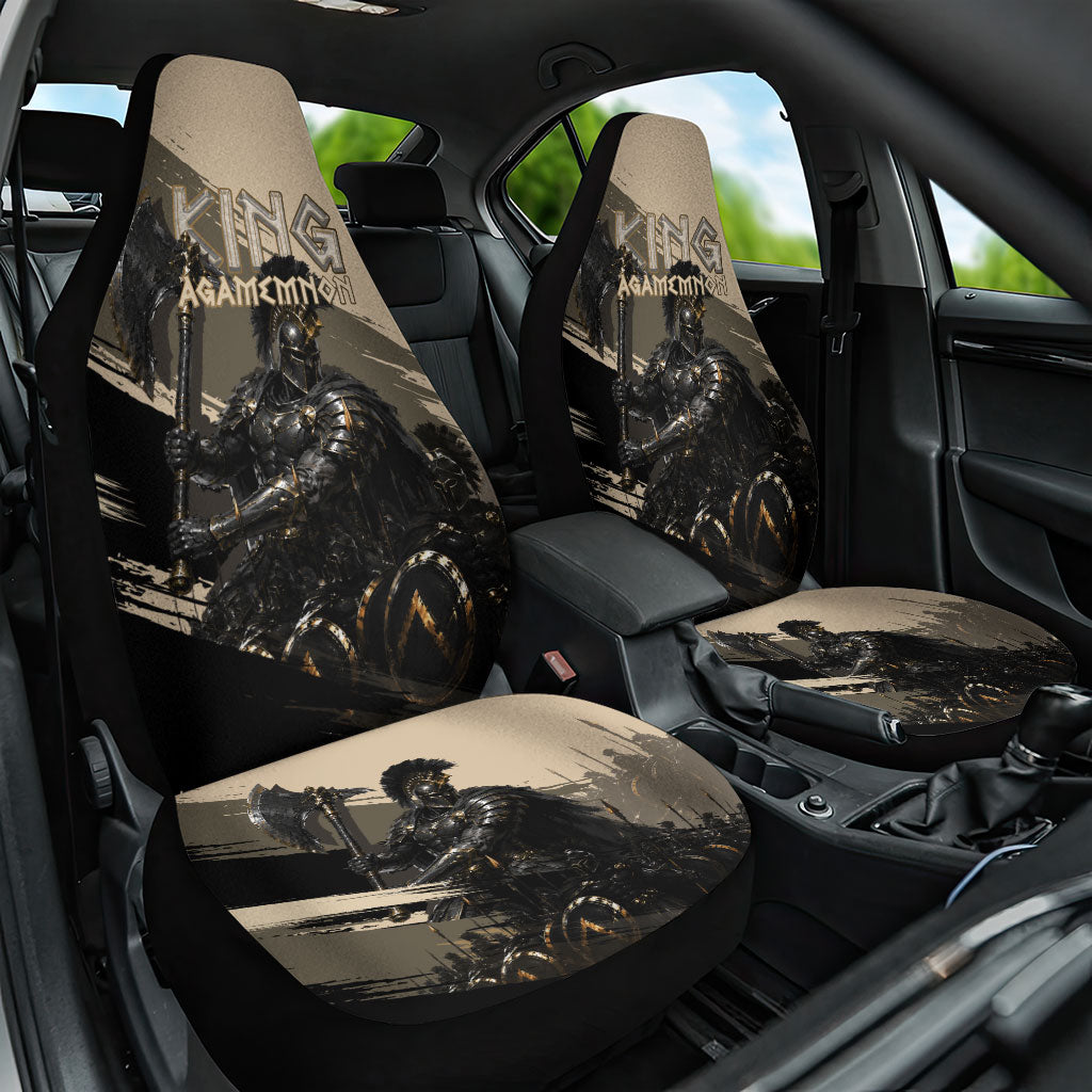 Agamemnon King Of Mycenae Car Seat Cover Ancient Greek Warrior Armor Classic Mythology