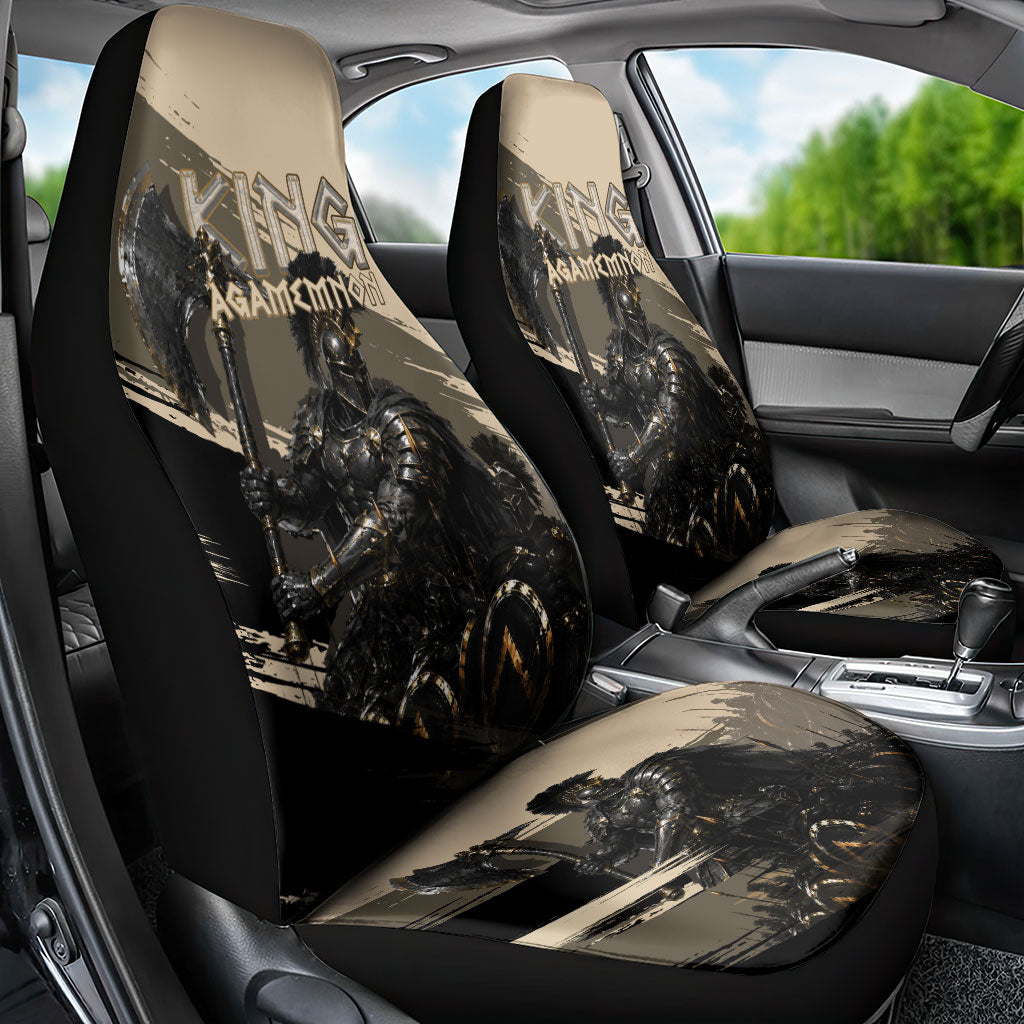 Agamemnon King Of Mycenae Car Seat Cover Ancient Greek Warrior Armor Classic Mythology