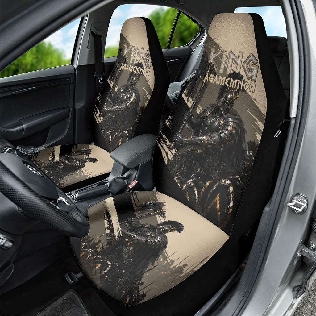 Agamemnon King Of Mycenae Car Seat Cover Ancient Greek Warrior Armor Classic Mythology