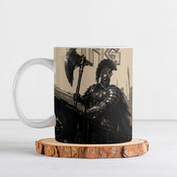 Agamemnon King Of Mycenae Ceramic Mug Ancient Greek Warrior Armor Classic Mythology