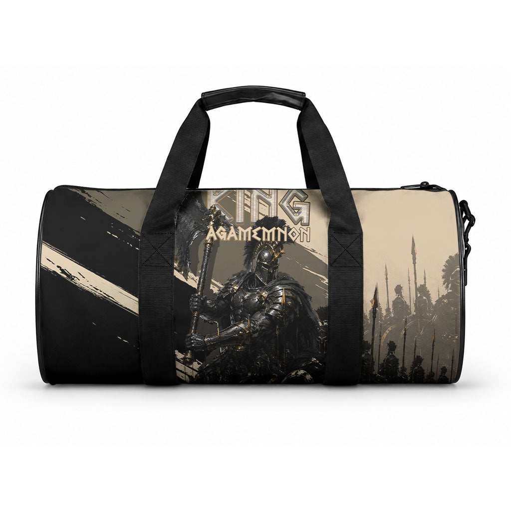 Agamemnon King Of Mycenae Duffle Bag Ancient Greek Warrior Armor Classic Mythology