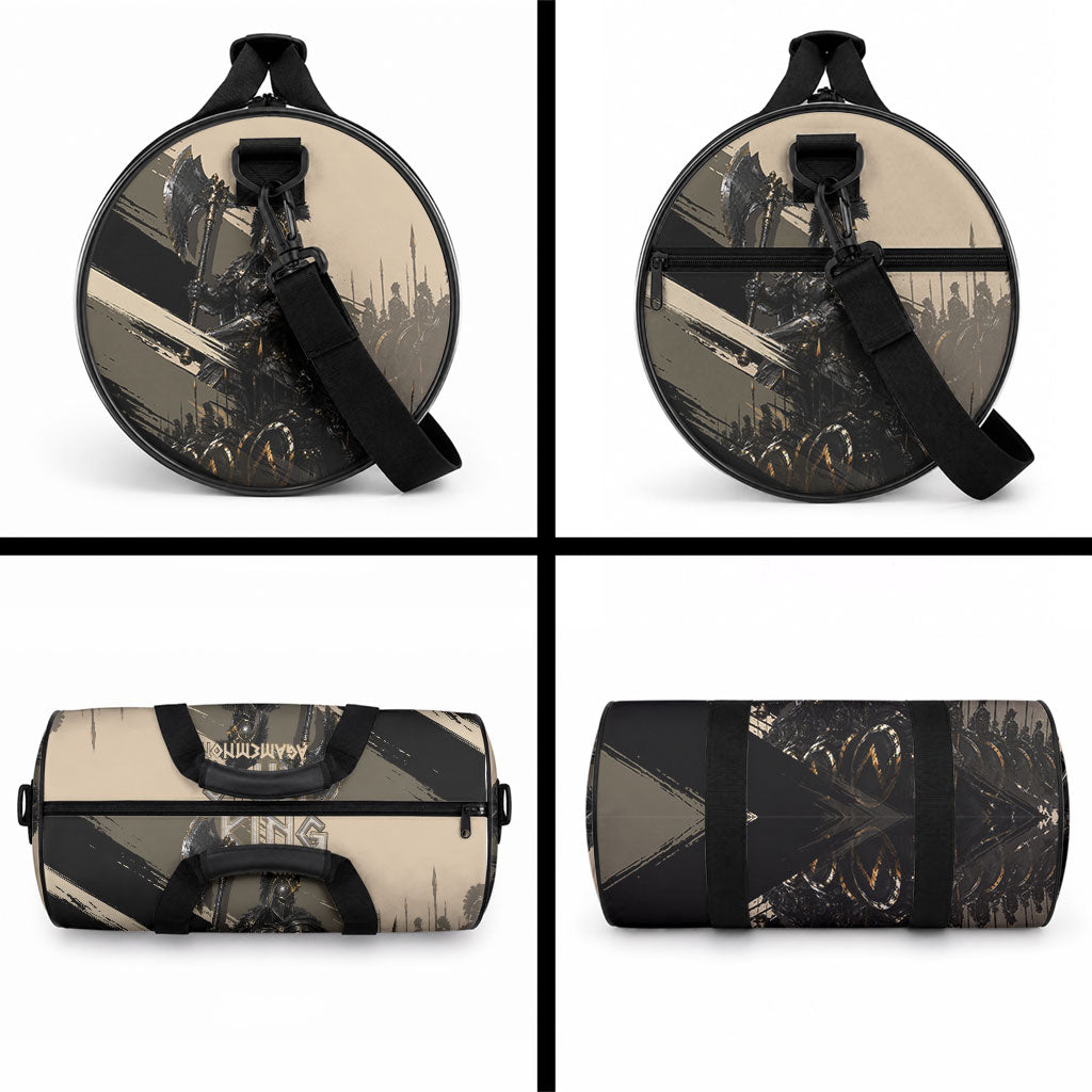 Agamemnon King Of Mycenae Duffle Bag Ancient Greek Warrior Armor Classic Mythology