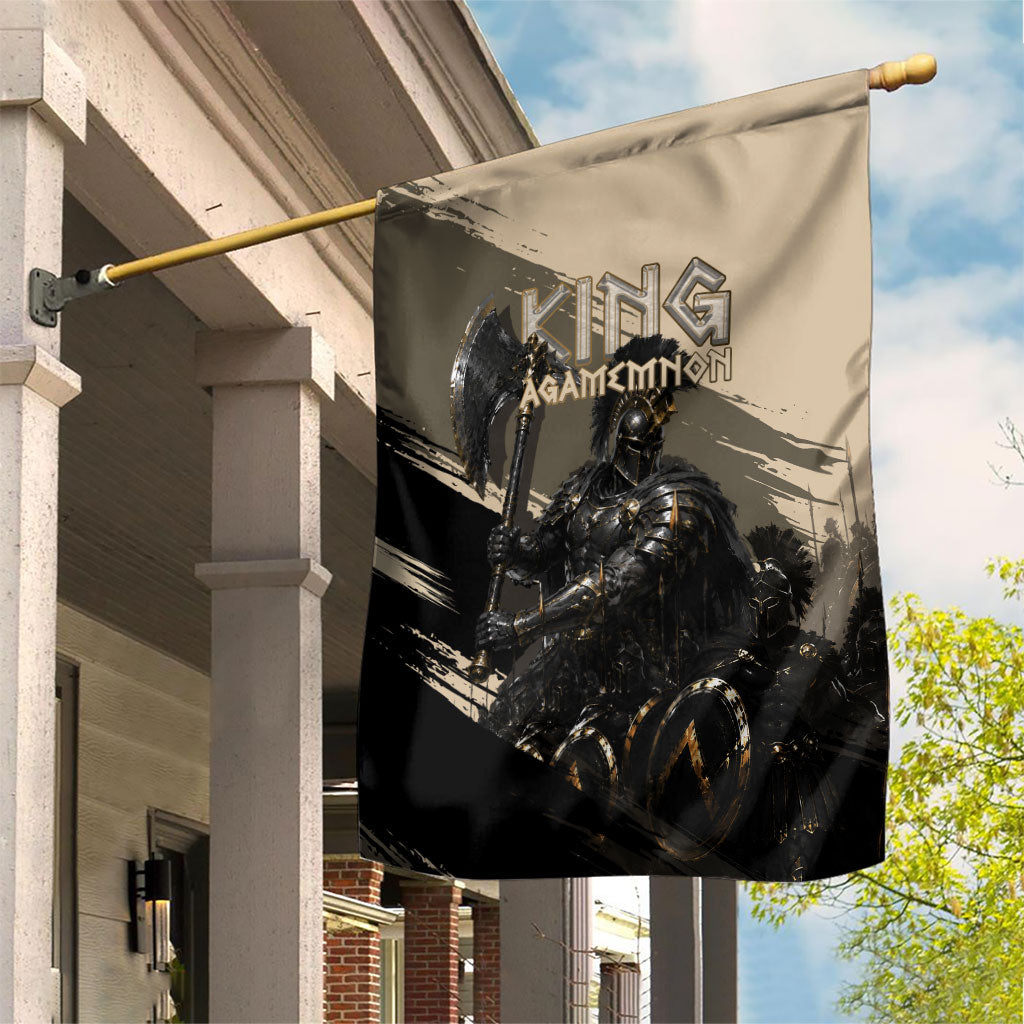 Agamemnon King Of Mycenae Garden Flag Ancient Greek Warrior Armor Classic Mythology