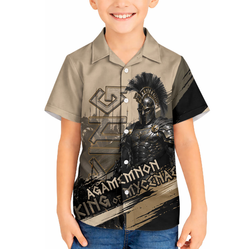 Agamemnon King Of Mycenae Hawaiian Shirt Ancient Greek Warrior Armor Classic Mythology