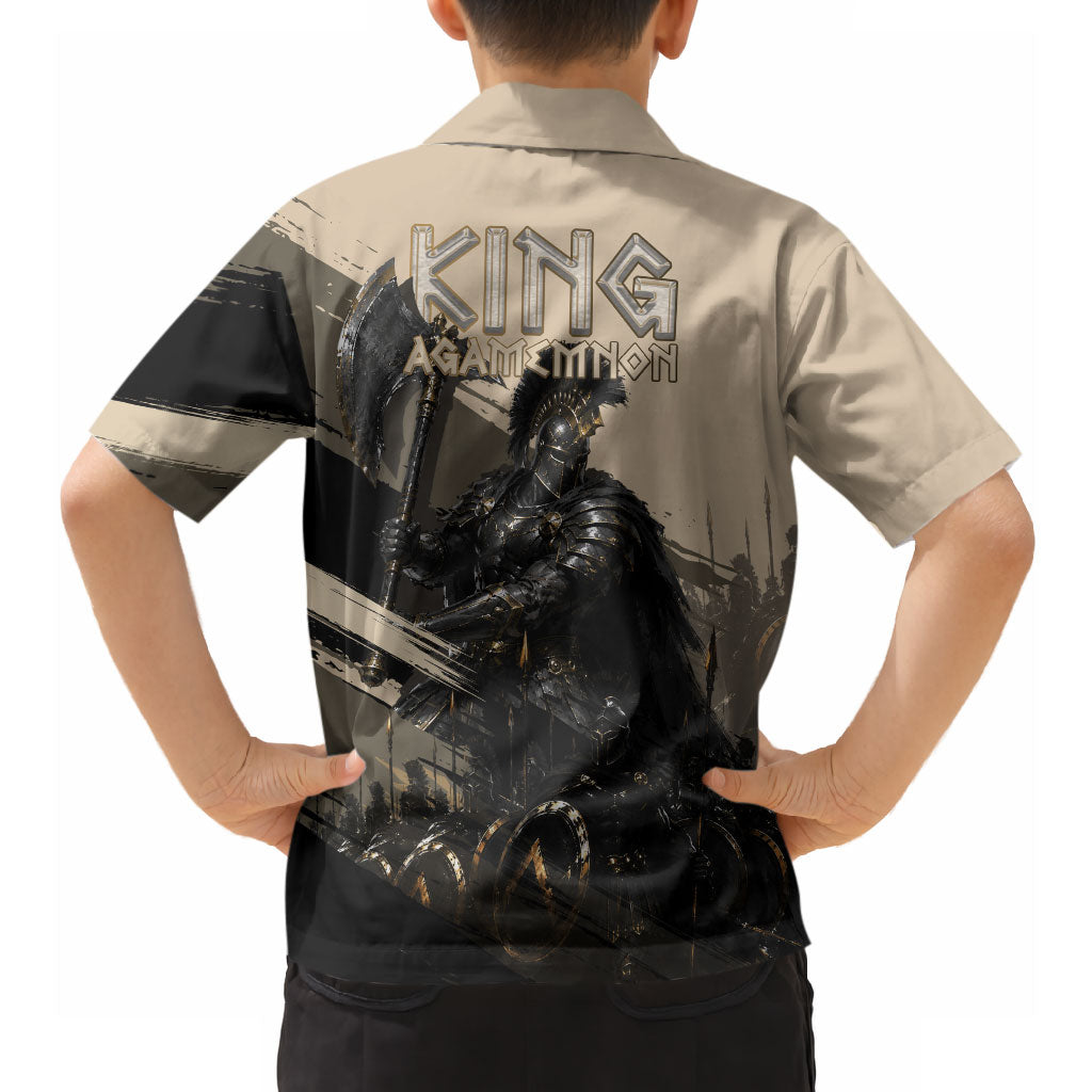 Agamemnon King Of Mycenae Hawaiian Shirt Ancient Greek Warrior Armor Classic Mythology