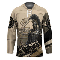 Agamemnon King Of Mycenae Hockey Jersey Ancient Greek Warrior Armor Classic Mythology