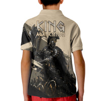 Agamemnon King Of Mycenae Kid Polo Shirt Ancient Greek Warrior Armor Classic Mythology