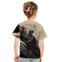 Agamemnon King Of Mycenae Kid T Shirt Ancient Greek Warrior Armor Classic Mythology