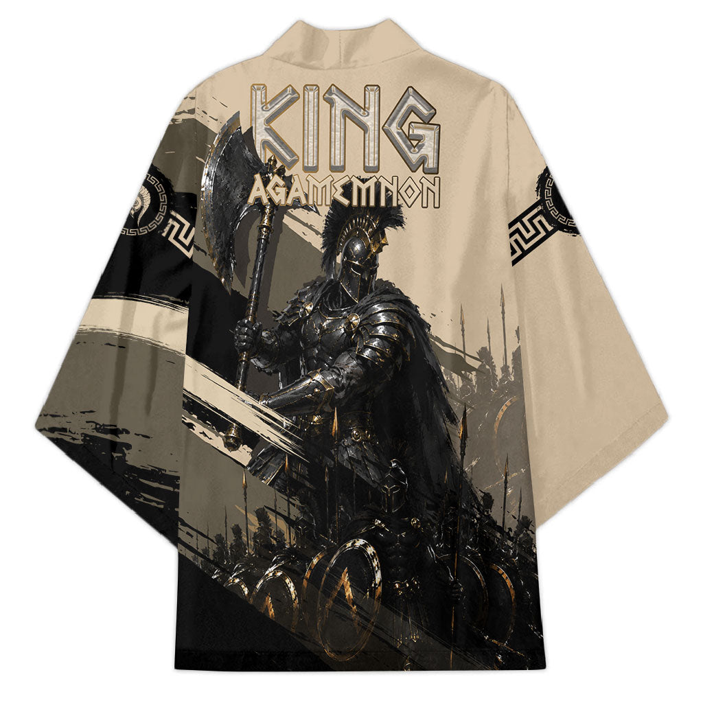 Agamemnon King Of Mycenae Kimono Ancient Greek Warrior Armor Classic Mythology