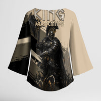 Agamemnon King Of Mycenae Kimono Sleeve Blouse Ancient Greek Warrior Armor Classic Mythology