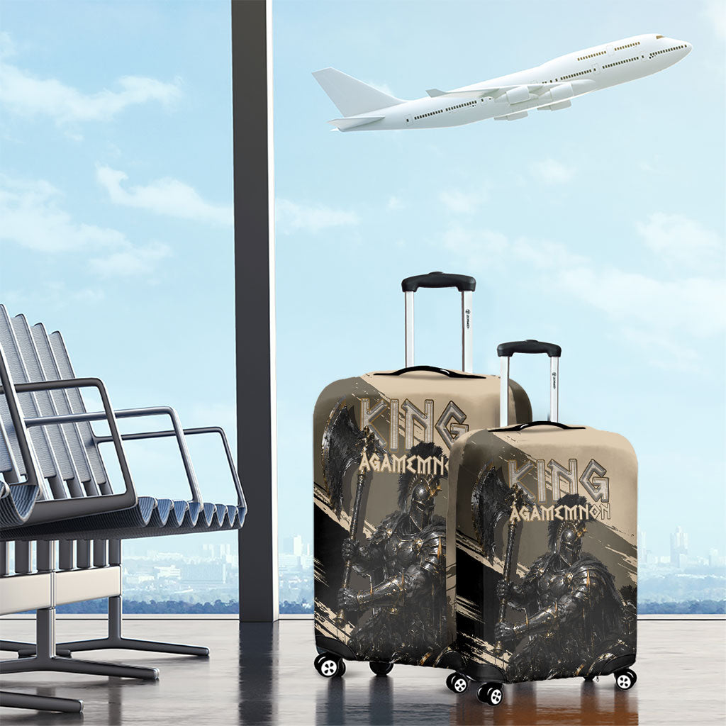 Agamemnon King Of Mycenae Luggage Cover Ancient Greek Warrior Armor Classic Mythology