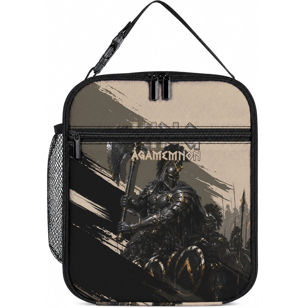 Agamemnon King Of Mycenae Lunch Bag Ancient Greek Warrior Armor Classic Mythology