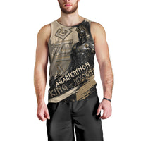 Agamemnon King Of Mycenae Men Tank Top Ancient Greek Warrior Armor Classic Mythology