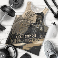 Agamemnon King Of Mycenae Men Tank Top Ancient Greek Warrior Armor Classic Mythology