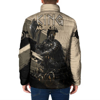 Agamemnon King Of Mycenae Padded Jacket Ancient Greek Warrior Armor Classic Mythology