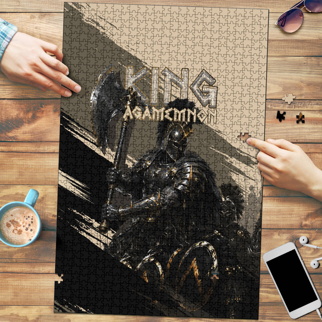 Agamemnon King Of Mycenae Puzzle Ancient Greek Warrior Armor Classic Mythology