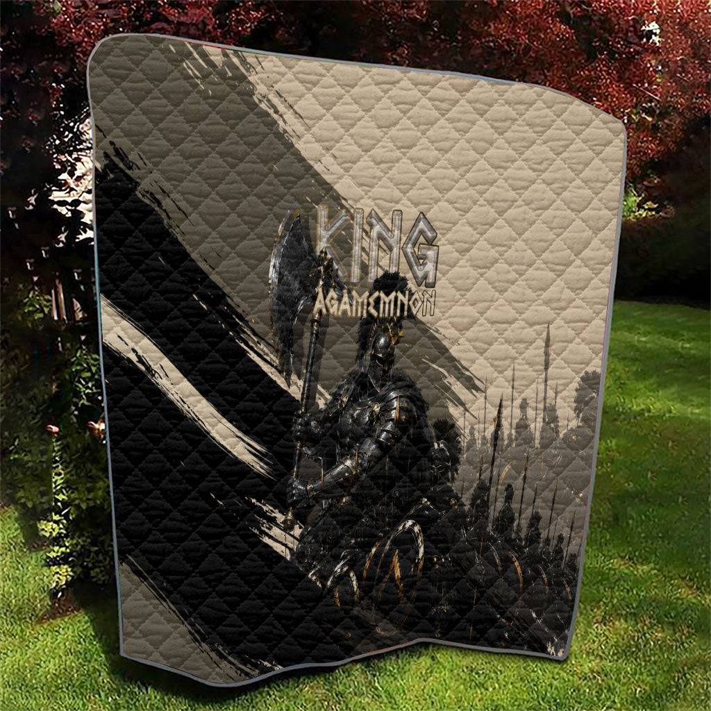 Agamemnon King Of Mycenae Quilt Ancient Greek Warrior Armor Classic Mythology