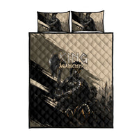Agamemnon King Of Mycenae Quilt Bed Set Ancient Greek Warrior Armor Classic Mythology
