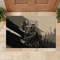 Agamemnon King Of Mycenae Rubber Doormat Ancient Greek Warrior Armor Classic Mythology