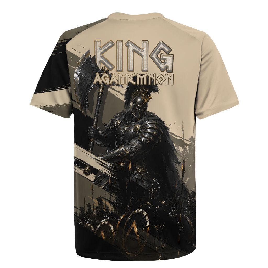 Agamemnon King Of Mycenae Rugby Jersey Ancient Greek Warrior Armor Classic Mythology