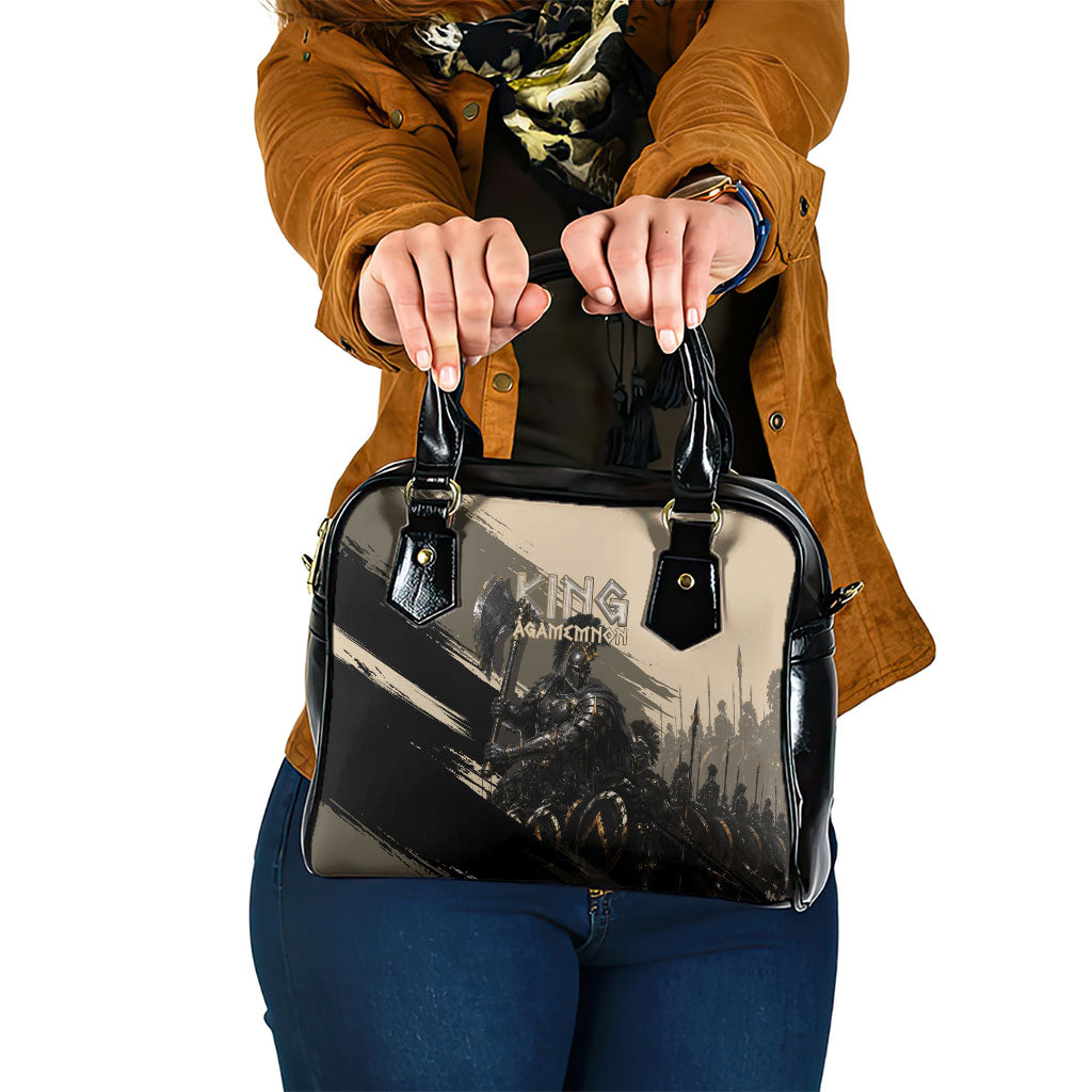 Agamemnon King Of Mycenae Shoulder Handbag Ancient Greek Warrior Armor Classic Mythology