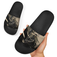 Agamemnon King Of Mycenae Slide Sandals Ancient Greek Warrior Armor Classic Mythology