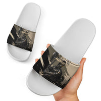 Agamemnon King Of Mycenae Slide Sandals Ancient Greek Warrior Armor Classic Mythology