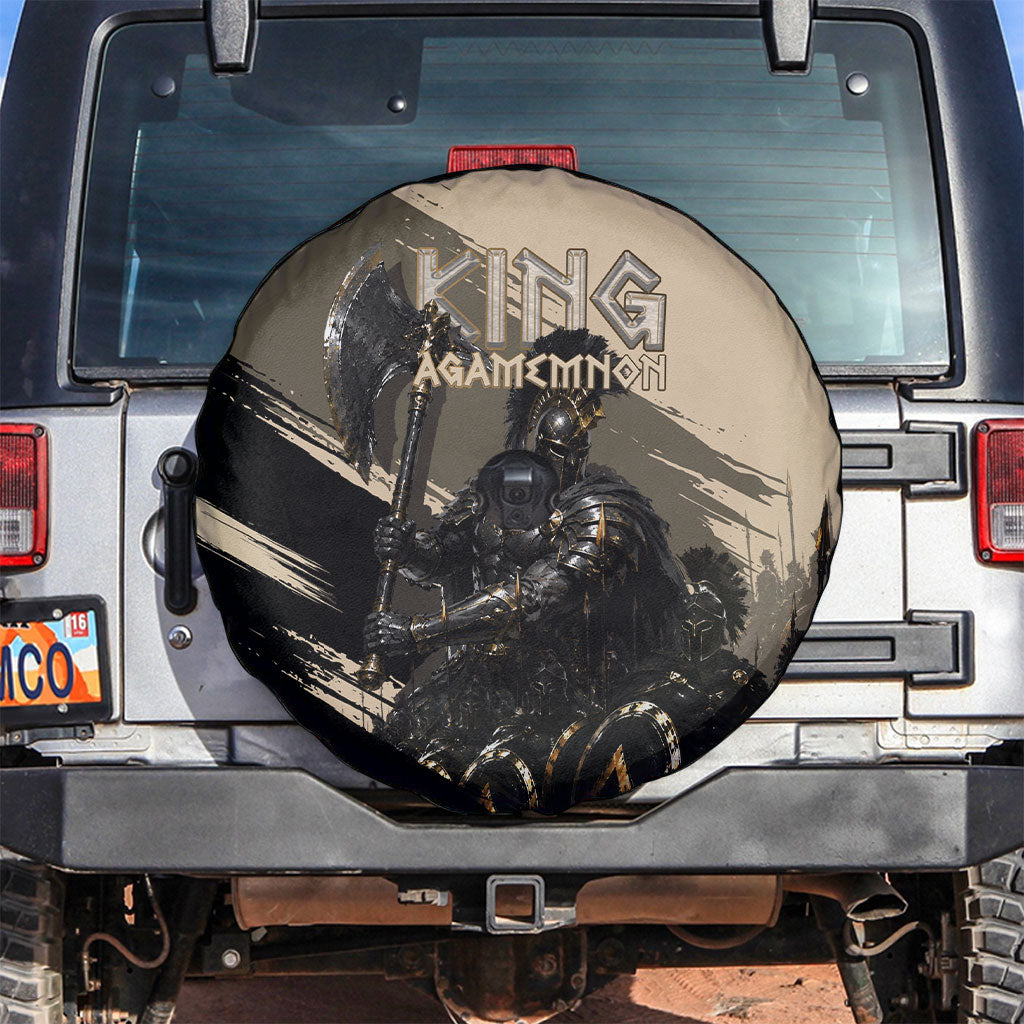 Agamemnon King Of Mycenae Spare Tire Cover Ancient Greek Warrior Armor Classic Mythology