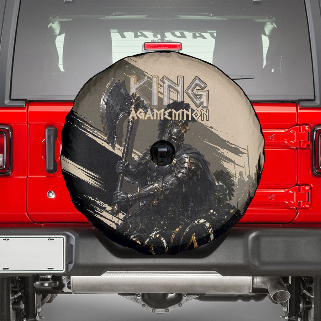 Agamemnon King Of Mycenae Spare Tire Cover Ancient Greek Warrior Armor Classic Mythology