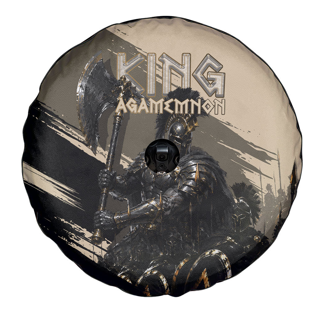 Agamemnon King Of Mycenae Spare Tire Cover Ancient Greek Warrior Armor Classic Mythology