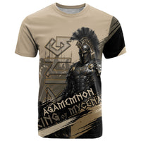 Agamemnon King Of Mycenae T Shirt Ancient Greek Warrior Armor Classic Mythology