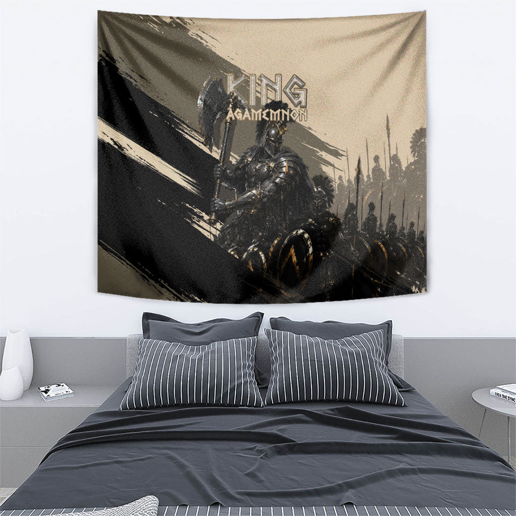 Agamemnon King Of Mycenae Tapestry Ancient Greek Warrior Armor Classic Mythology