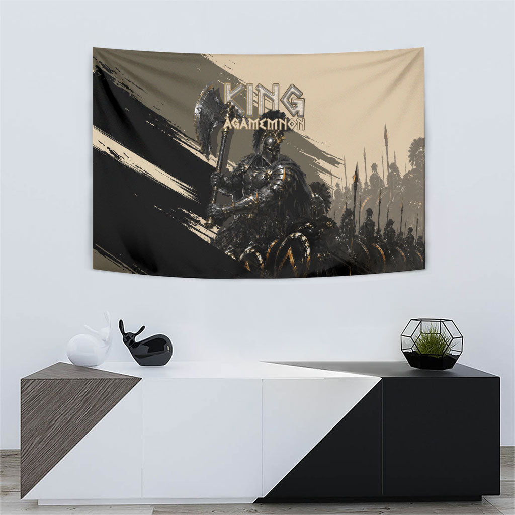 Agamemnon King Of Mycenae Tapestry Ancient Greek Warrior Armor Classic Mythology