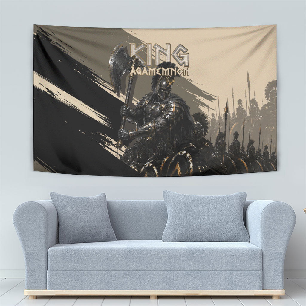 Agamemnon King Of Mycenae Tapestry Ancient Greek Warrior Armor Classic Mythology