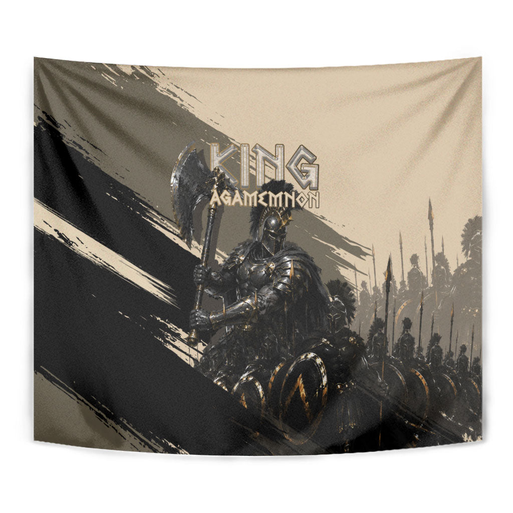 Agamemnon King Of Mycenae Tapestry Ancient Greek Warrior Armor Classic Mythology