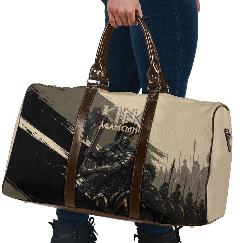 Agamemnon King Of Mycenae Travel Bag Ancient Greek Warrior Armor Classic Mythology