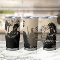 Agamemnon King Of Mycenae Tumbler Cup Ancient Greek Warrior Armor Classic Mythology