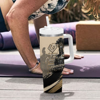 Agamemnon King Of Mycenae Tumbler With Handle Ancient Greek Warrior Armor Classic Mythology