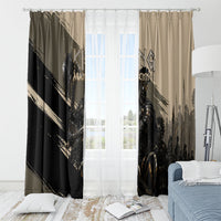 Agamemnon King Of Mycenae Window Curtain Ancient Greek Warrior Armor Classic Mythology